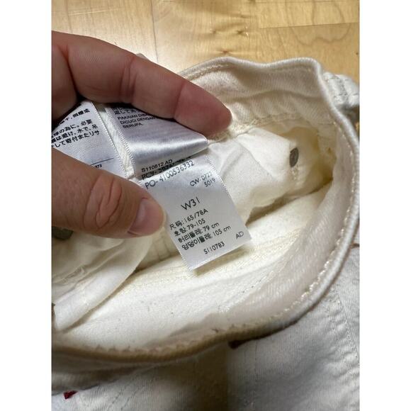 Levi's white denim shorts size 31 - Picture 5 of 5